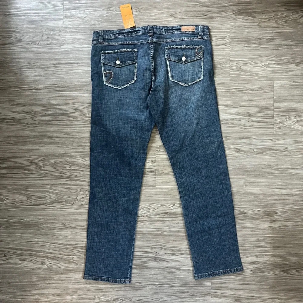 Judy Blue Womens 3XL Stretch Straight Leg Jeans Dark Wash Blue JB-8088 NWT